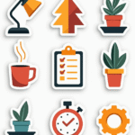 Work & Productivity - Sticker Sheet v2